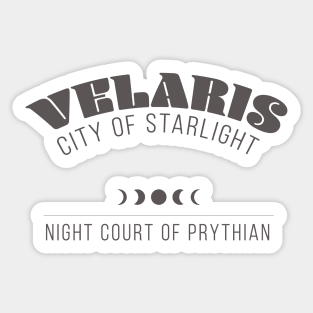 Acotar Velaris - Night Court, City of Starlight Sticker